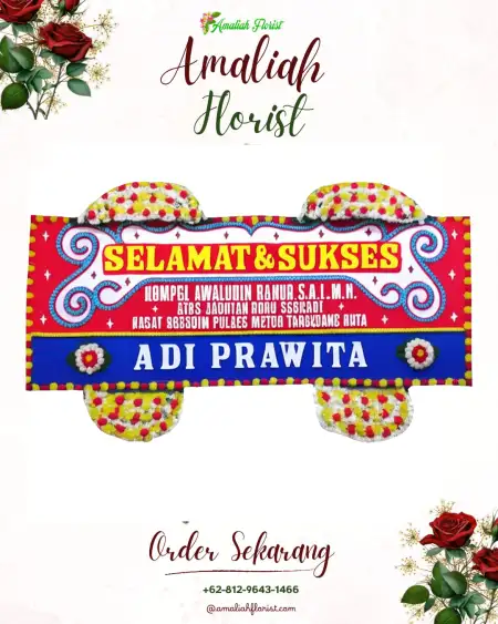 Papan Bunga Ucapan Selamat Sukananti